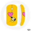 Souris Sans Fil BTS Bangtan Garçons BT21 Chimmy Jimin Fond Orange ()