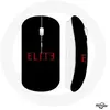 Souris Sans Fil Elite Saison 5 Logo Rouge Fond Noir (Maniacase)