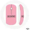 Souris Sans Fil Blackpink Groupe de K-pop Logo Fond Rose (Maniacase)
