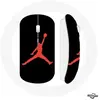 Souris Sans Fil Michael Jordan Logo Rouge (Maniacase)