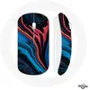 Souris Sans Fil Texture abstraite bleu noir rouge (Maniacase)