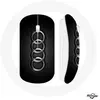 Souris Sans Fil Audi Logo cache moyeu fond noir (Maniacase)