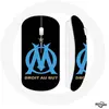 Souris Sans Fil Logo Olympique de Marseille Fond Noir (Maniacase)