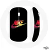 Souris Sans Fil Nike Logo Couleur fond noir (Maniacase)