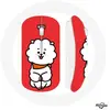 Souris Sans Fil BTS Bangtan Garçons BT21 RJ de Jin Fond Rouge ()