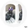 Souris Sans Fil Chat avec Lunettes de vue violettes (Maniacase)