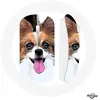Souris Sans Fil Épagneul nain continental papillon Chiot Blanc et marron