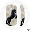 Souris Sans Fil Frison Noir Race de cheval (Maniacase)