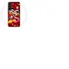 Maniacase Coque pour Samsung Galaxy S21 FE Mickey Mouse et Minnie Mouse le jour de Noël