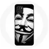Coque pour Samsung Galaxy A03 Nous Sommes Légion Masque Anonyme