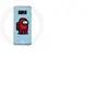Coque pour Samsung Galaxy S8 Among Us jeu vidéo Fond bleu