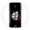 Maniacase Coque pour Samsung Galaxy j7 2017 La casa de papel El Profesor Masque Split