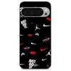 Maniacase Coque Google Pixel 9 Pro XL NIKE JORDAN BLANC ROUGE fond noir