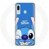 MANIACASE Coque pour Samsung Galaxy A20 Stitch mignon fond bleu