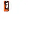 Coque pour Samsung Galaxy S6 KTM Logo blanc fond orange