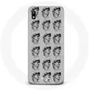 Coque pour Samsung Galaxy A10 Statue fond gris