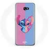 Coque pour Samsung Galaxy A5 Stitch et angel bleu rose