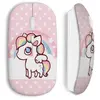 Souris Sans Fil Cute Unicorn Licorne Pink (Maniacase)
