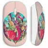 Souris Sans Fil Flamant rose art design (Maniacase)