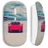 Souris sans fil ferrari rouge vintage blue sky (Maniacase)