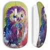 Souris sans Fil Hiboux art painted (Maniacase)
