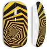 Souris sans Fil Spirale Jaune Noir (Maniacase)