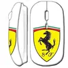 Souris Sans Fil Ferrari Logo Blanc (Maniacase)