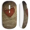 Souris sans Fil Rouge coeur image style (Maniacase)