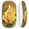 Souris sans fil Rose jaune (Maniacase)