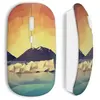Souris sans fil Pixel design montagne (Maniacase)