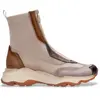 Hispanitas pour femme. CHI254321 Baskets en cuir Nepal Bolmet beige (3...