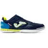 Joma Top Flex 803 Chaussures de football d'intérieur pour homme, Bleu marine citron, 40 EU