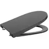 Roca - Abattant wc ona frein chute déclipsable - Noir mat A801E12081