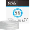 NANOCABLE 10.20.0904 - Câble Ethernet rigide RJ45 Cat.6 FTP AWG24, Gris, 305mts