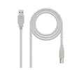 Nano Cable 10.01.0104 - Câble d'imprimante USB 2.0, mâle-mâle, Beige, 3mts