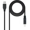 Nanocable Cable Impresora USB 3.0 Tipo A/B Macho/Macho 2m Negro