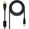 Nanocable Cable USB 2.0 Impresora Alta Calidad Tipo A/B Macho/Macho 3m