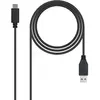 Nanocable Cable USB 3.1 Tipo C a USB Tipo A Macho/Macho Negro 1m