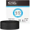 Nano Cable Câble Réseau Rigide UTP 5ème Catégorie 10.20.0304-EXT-BK 305 m Noir