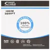 Nanocable Câble Réseau Rigide UTP 6ème Catégorie 10.20.0502-EXT-BK 100 m Noir