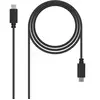 Câble Nanocable USB-C 2.0 M/M 1m (Noir) #6POURCENT