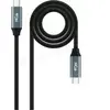 Nanocable Câble USB C 10.01.4301 1 m (1 m, USB 4, 100 W), Câble USB
