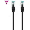 NANOCABLE - Câble réseau Ethernet Cherry original Cat.7 Lszh Sftp Pimf Awg26 noir 2 M