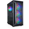 TooQ Boîtier ATX semi-tour TQGCC101-B Noir TU