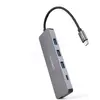 Nanocable 10.16.4409 hub & concentrateur USB 3.2 Gen 1 (3.1 Gen 1) Type-C 5 Mbit/s Gris