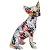 Le Monde des Animaux Décoration En Résine Chihuahua Pop Art