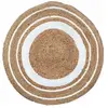 Non communiqué SIGNE GRIMALT Tapis rond en Jute tressée couleur Naturelle - 90 x 90 cm