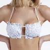 Admas - Haut de maillot de bain bleu 40