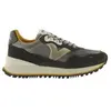 Baskets en nylon métallisé et cuir fendu femme Victoria Viento 36