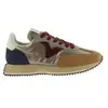Baskets en nylon métallisé et cuir fendu femme Victoria Cosmos 37